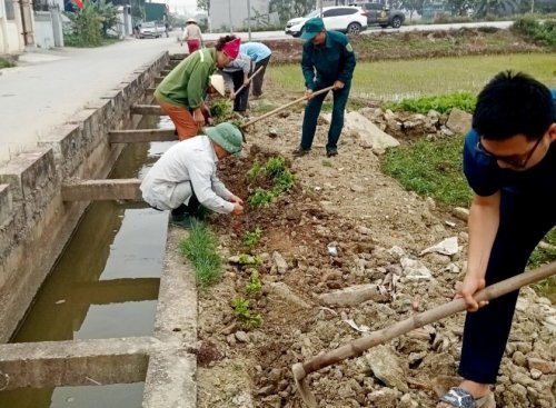 2.Cán bộ và nhân dân thôn Phú trung hưởng ứng tết trồng cây.jpg